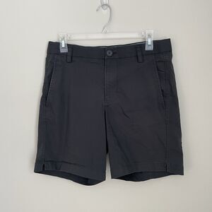 Kit And Ace Size 32 Mens Dark Chino Cotton Blend Shorts